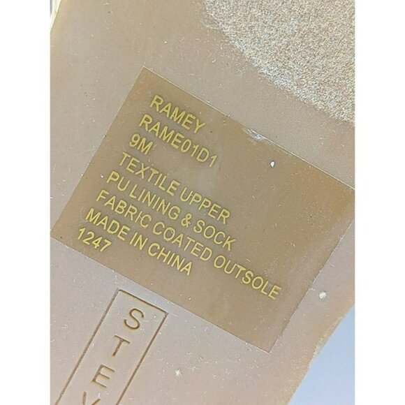 Steven New York Ramey Espadrille Platform Wedge Raffia Sandal Size 9 (MSRP $130) - Picture 9 of 9